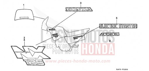 STRIPE (1) NX125K de 1989